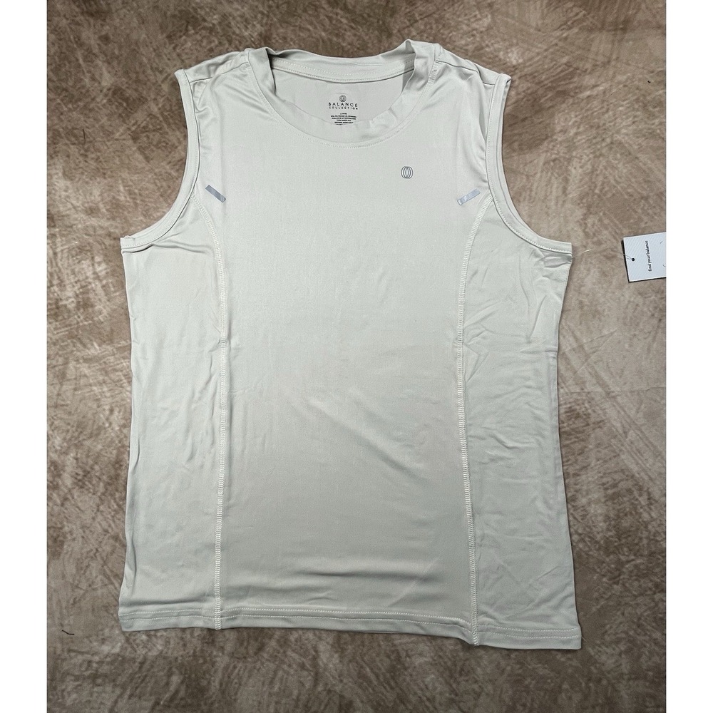 Beige Sleeveless Tshirt By Balance Collection Boys Size L (14-16)